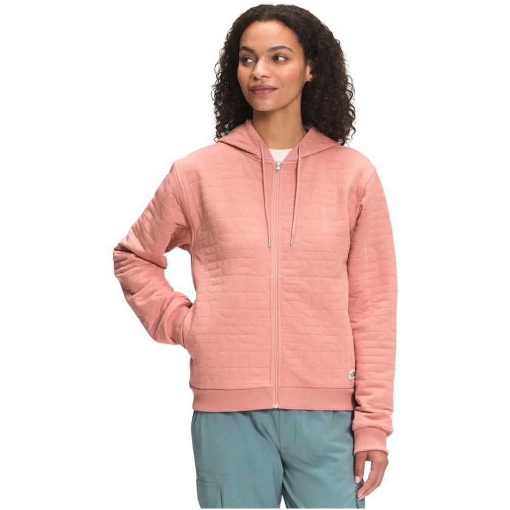 The North Face longs peak quilted full zip hoodie Size Large